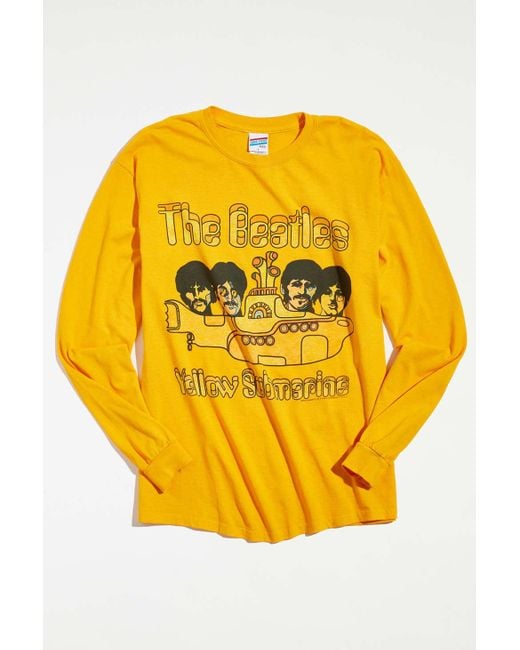 Urban Outfitters The Beatles Yellow Submarine Long Sleeve Tee for men