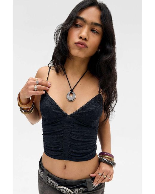 Out From Under Black Tula Seamless Lace Cami