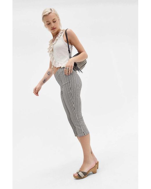 Silence + Noise Gray Silence + Noise Bengaline Capri Trousers