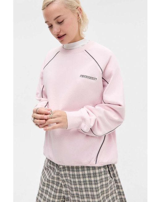 iets frans Pink Harri Panelled Sweatshirt