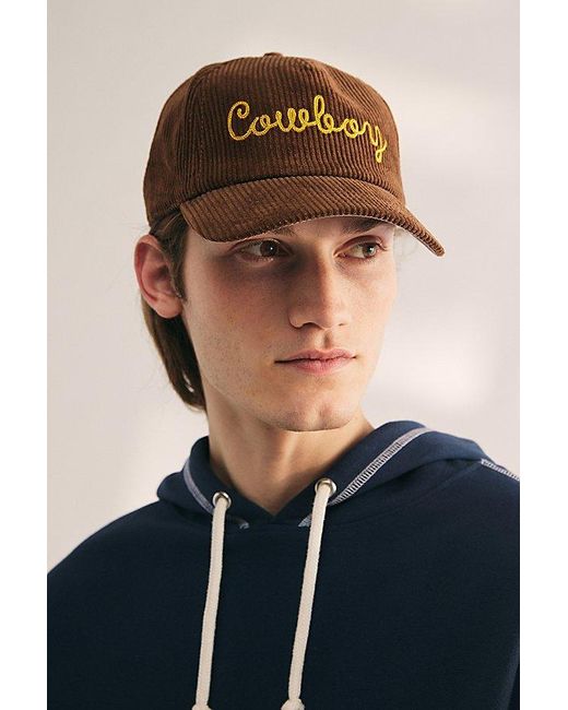American Needle Blue Cowboy Cord Hat for men