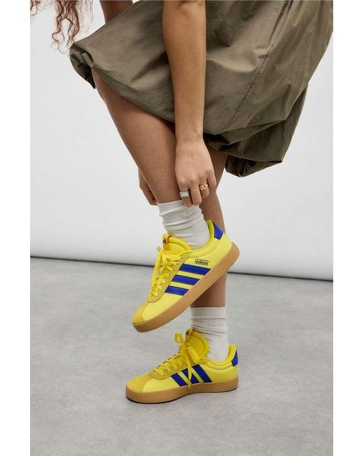 Adidas Yellow Vl Court 3.0 Trainers