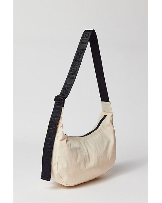 Baggu Brown Medium Nylon Crescent Bag