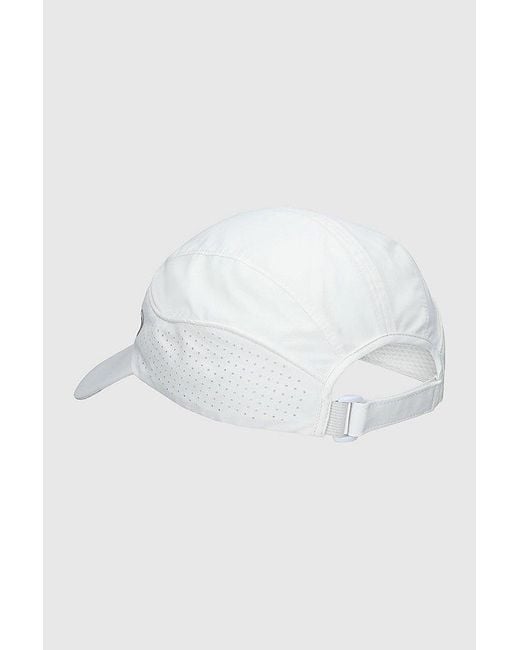Asics White Light Woven Running Baseball Hat for men