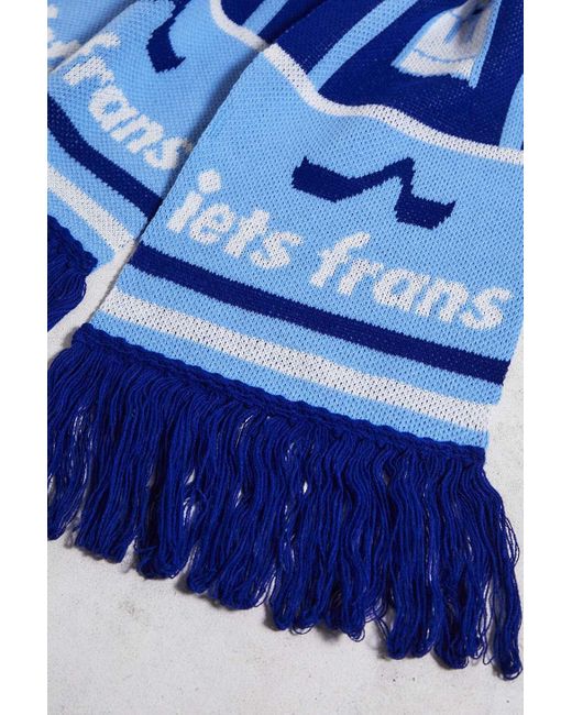 iets frans Blue Striped Football Scarf