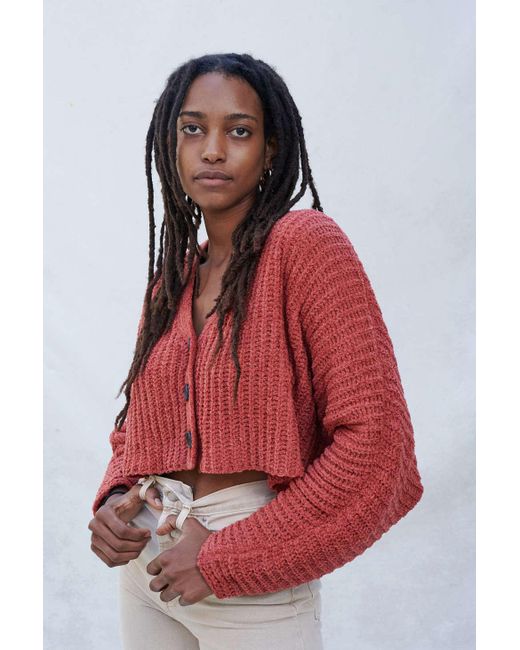 uo embroidered cardigan