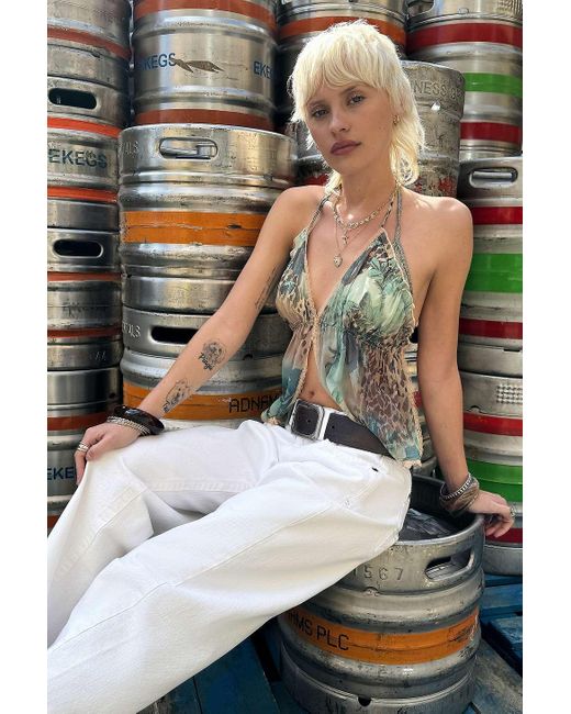 BDG White Bone Kayla Lowrider Jeans
