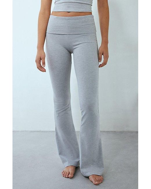 Out From Under Blue Bec Foldover Flare Pant