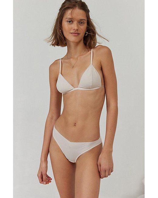 Out From Under Brown Mesh V-Waist Bikini