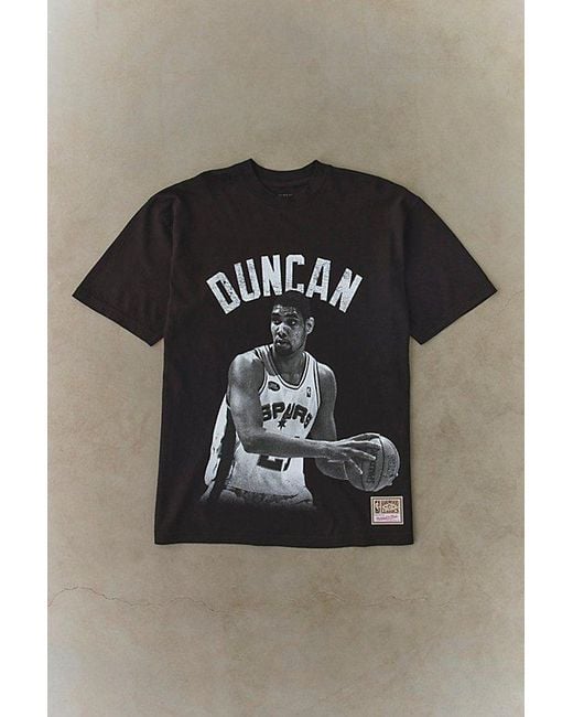 Mitchell & Ness Black Nba Throwback Legends Graphic Tee for men