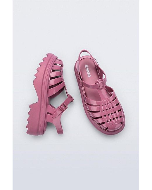 Melissa Pink Possession Platform Fisherman Sandal