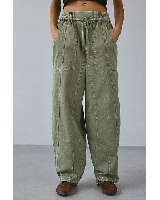 BDG Green Surplus Barrel Pant