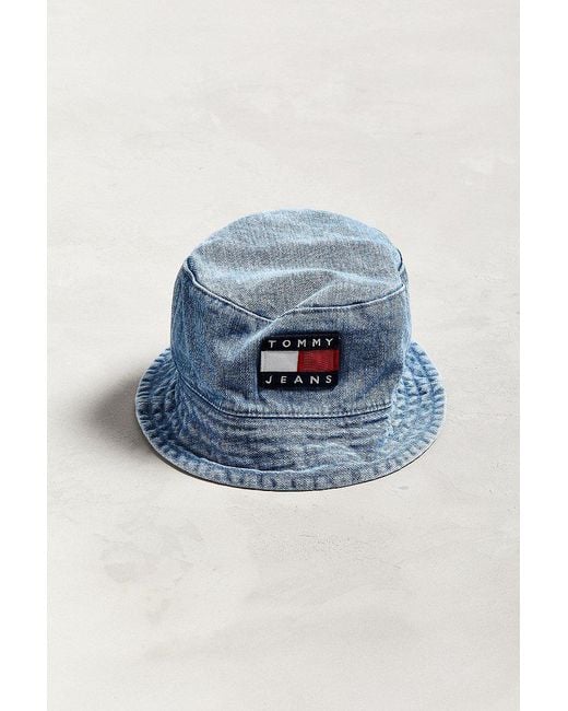 Tommy Hilfiger Blue Tommy Jeans '90s Sailing Denim Bucket Hat for men