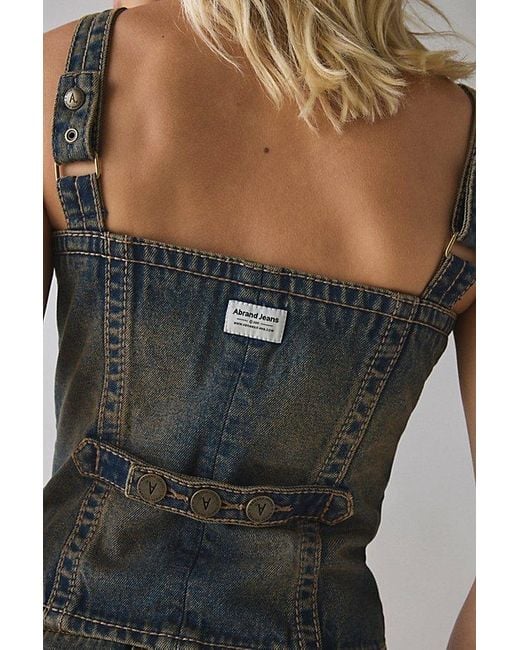 Abrand Jeans Multicolor Hillary Utility Denim Corset Top