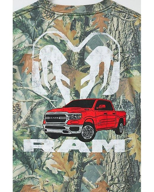 Urban Outfitters Gray Dodge Ram Graphic Tee for men