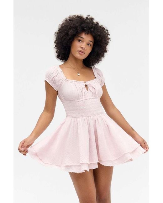 Kimchi Blue Pink Rowan Romper