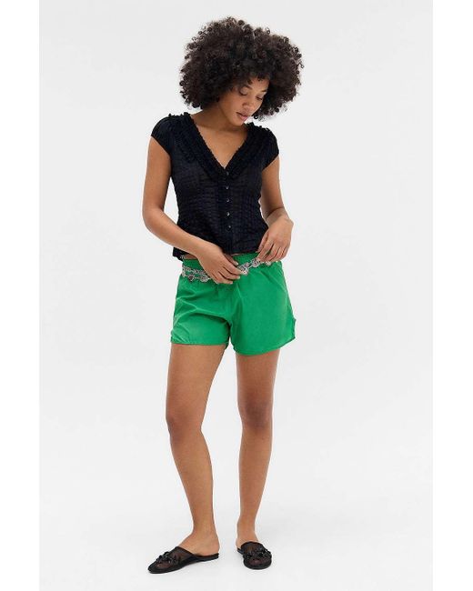 Kimchi Blue Black Ria Ruffle Blouse