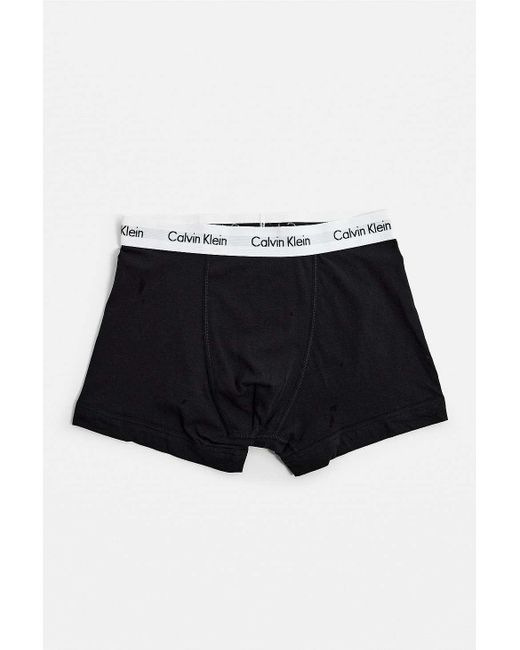 Calvin Klein Black & White Boxer Trunks 3-pack