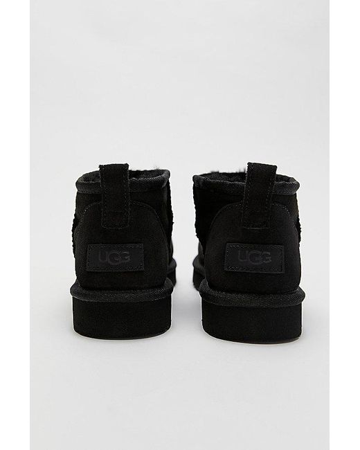 Ugg Gray Classic Ultra Mini Ankle Boots