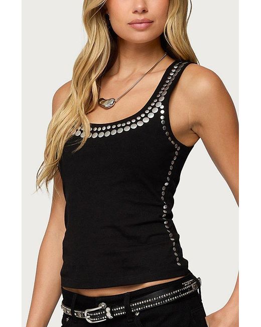 Edikted Black Studded Built
