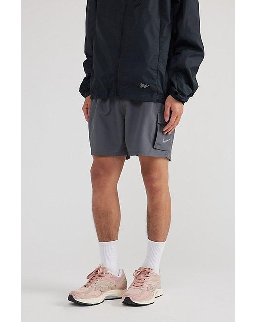 Nike Gray Packable Belted Cargo Short for men