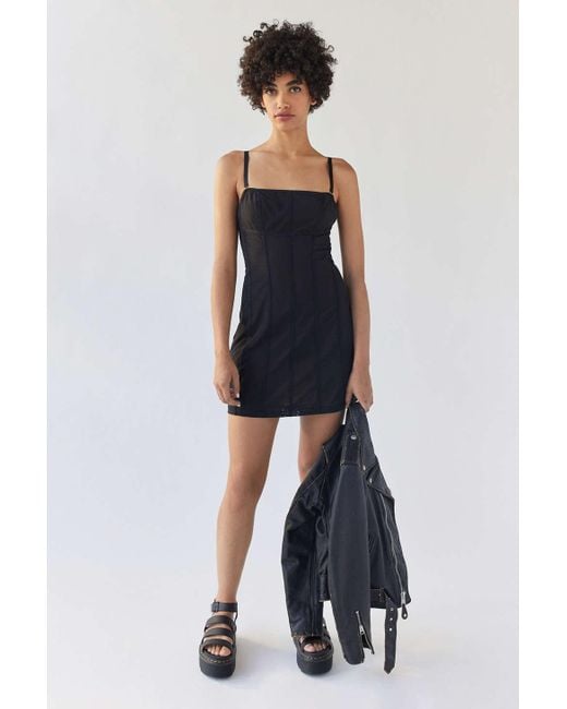 Urban Outfitters Uo Bari Corset Mini Dress in Black | Lyst Canada