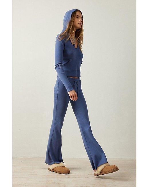 Out From Under Blue Easy Does It Flare Pant