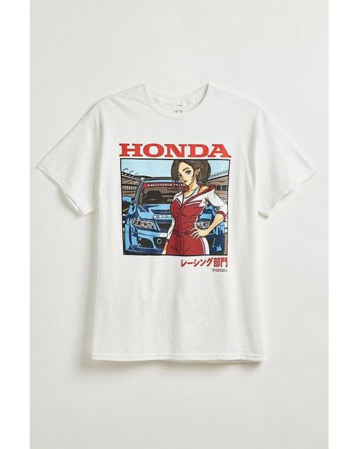 Urban Outfitters Gray Honda Track Star Tee for men