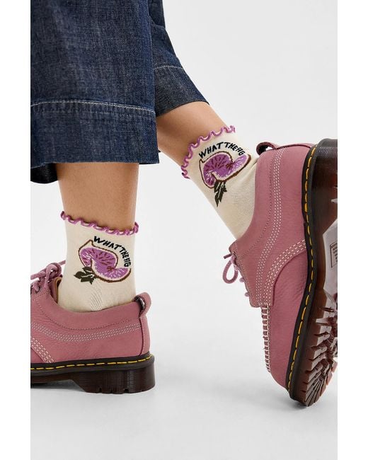 Out From Under Blue What The Fig Socks