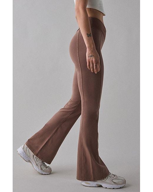 Out From Under Gray Sculpt High Rise Crossover Flare Legging Pant