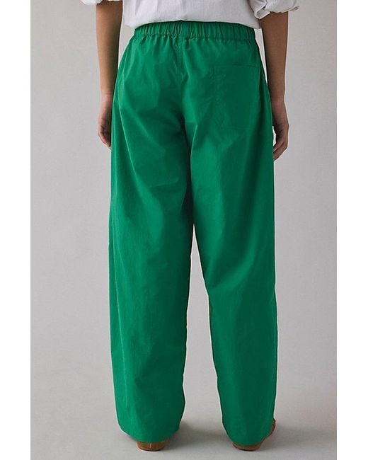 BDG Green Best Yet Baggy Wide Leg Track Pant