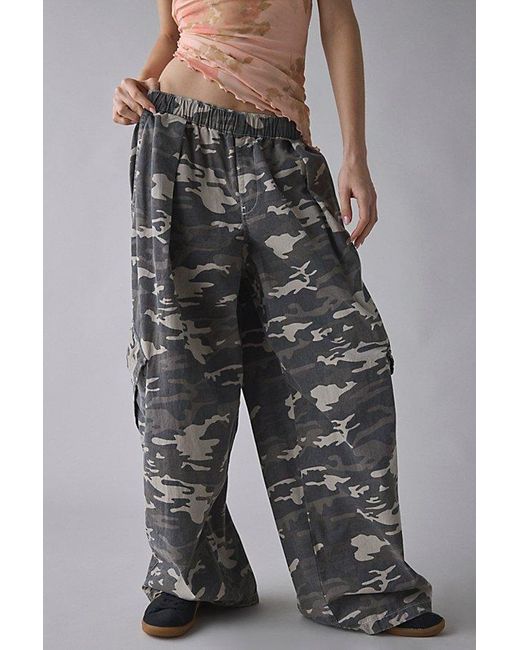BDG Gray Bobbi Baggy Pull-On Pant