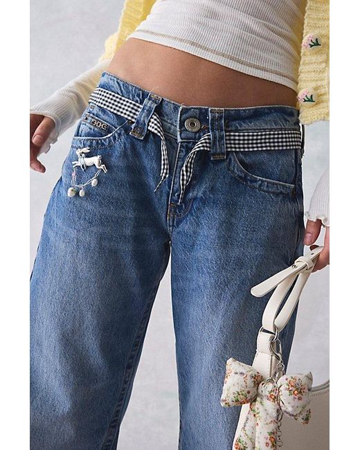 BDG Blue Kayla Low-Rise Jean
