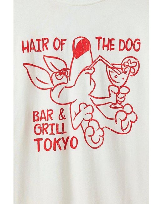 Urban Outfitters Blue Hair Of The Dog Bar & Grill Graphic Tee for men