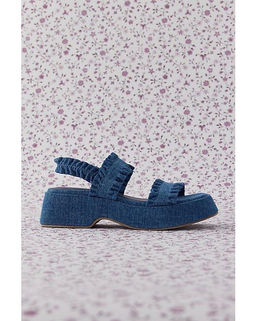 Matisse Gray Footwear Jean Platform Sandal
