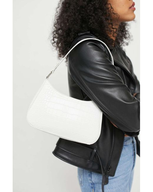 Urban Outfitters Uo Kez Modern Baguette Handbag in White Lyst