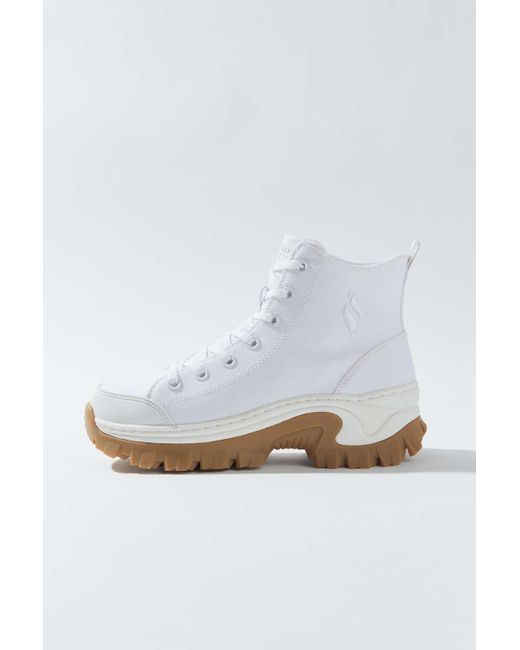 Skechers Street Hi-ryze Fashion Shaker Sneaker in White | Lyst