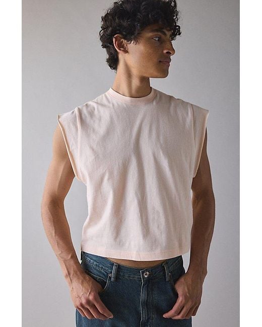 BDG Grayson Solid Cutoff Muscle Tank Top for men