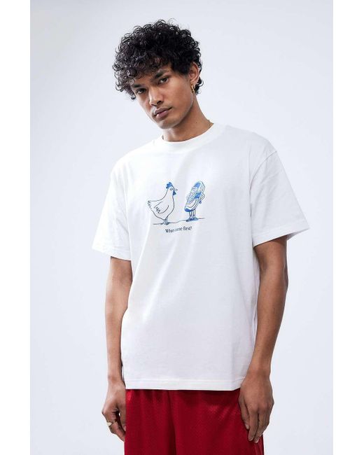 New Balance White Chicken Or Egg T-shirt for men