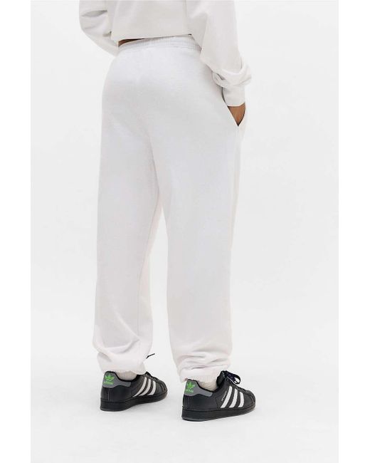 iets frans White Cuffed Joggers