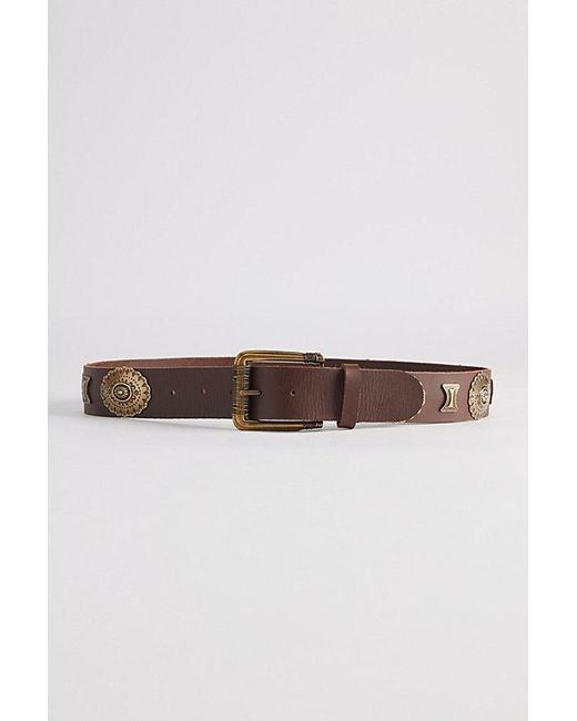 Urban Outfitters Gray Embellished Western Belt for men