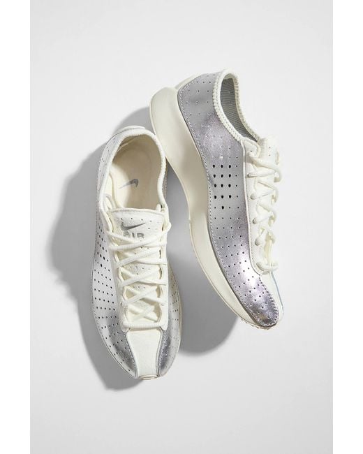 Nike White Pale Ivory Metallic Air Superfly Trainers for men