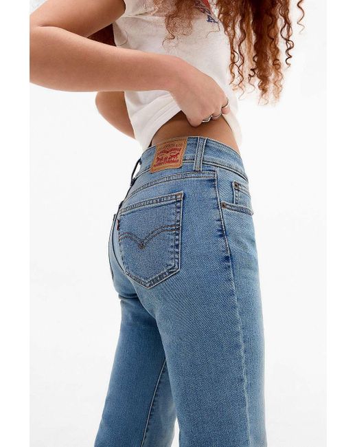 Levi's Blue Superlow Flare Jeans