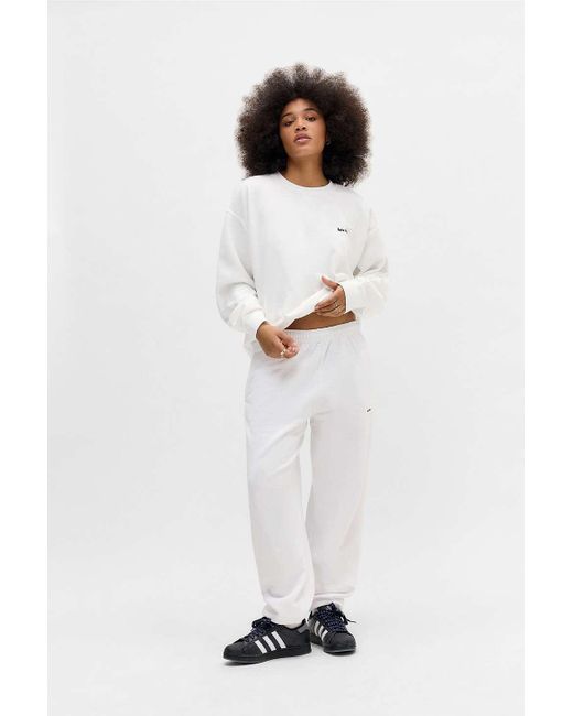 iets frans White Cuffed Joggers