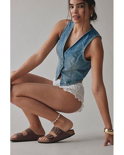 Birkenstock Blue Arizona Birko-Flor Sandal