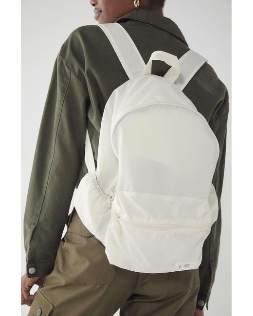 F/CE White Nylon Backpack