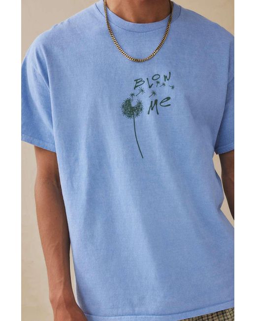 Urban Outfitters Uo Blue Blow Me T-shirt for men