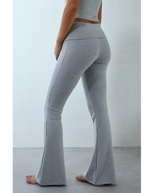 Out From Under Blue Bec Foldover Flare Pant