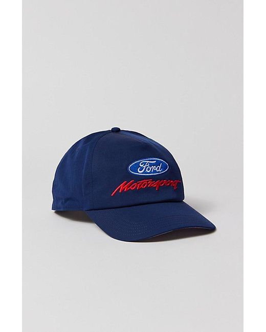 Urban Outfitters Blue Ford Motorsports Snapback Hat for men