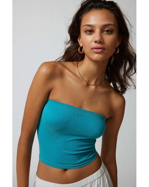 Out From Under Seamless Tube Top In Teal,at Urban Outfitters in Blue | Lyst  Canada